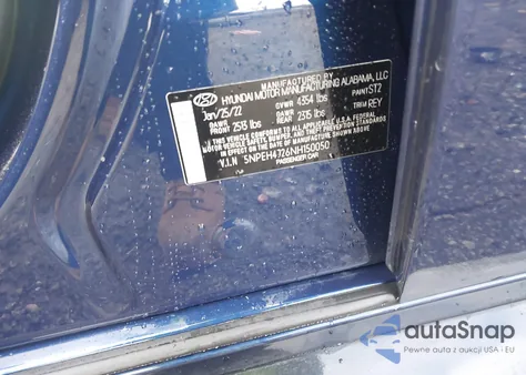 2022 Hyundai Sonata Limited z USA, uszkodzony, nr VIN 5NPEH4J26NH150050